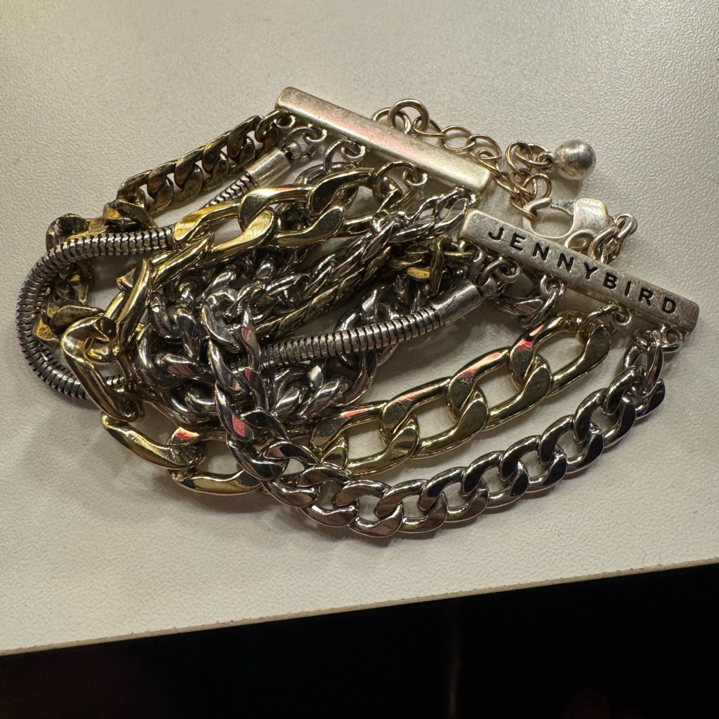 Jenny Bird Mixed Metal Chain Bracelet 100$
